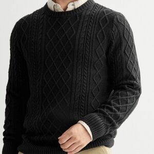 Men's Sonoma Goods For Life® Cable Knit Crewneck Sweater - small